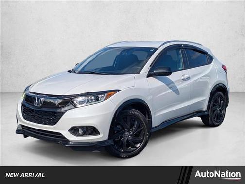 Platinum White Pearl 2021 Honda HR-V AWD Sport