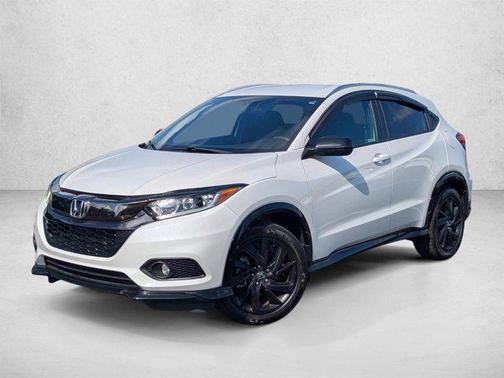 Platinum White Pearl 2021 Honda HR-V AWD Sport