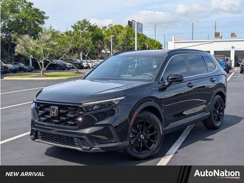 Crystal Black Pearl 2025 Honda CR-V Hybrid Sport FWD