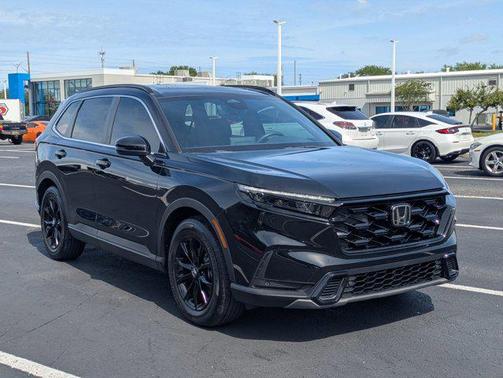 Crystal Black Pearl 2025 Honda CR-V Hybrid Sport FWD