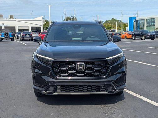Crystal Black Pearl 2025 Honda CR-V Hybrid Sport FWD