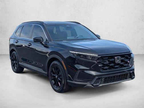 Crystal Black Pearl 2025 Honda CR-V Hybrid Sport FWD