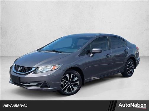 Modern Steel Metallic 2015 Honda Civic EX