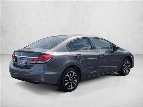 Modern Steel Metallic 2015 Honda Civic EX