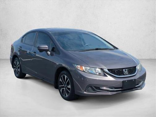 Modern Steel Metallic 2015 Honda Civic EX