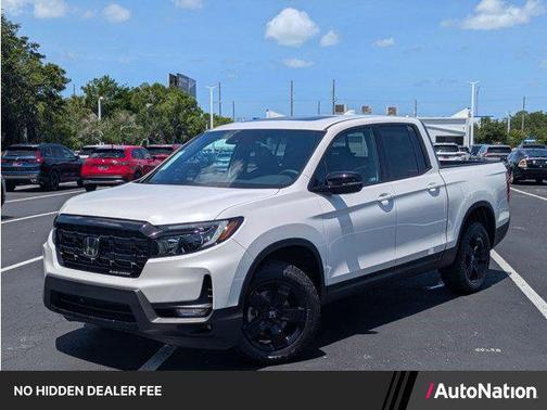 Platinum White Pearl 2026 Honda Ridgeline Black