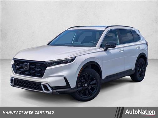 Platinum White Pearl 2024 Honda CR-V Hybrid Sport Touring AWD