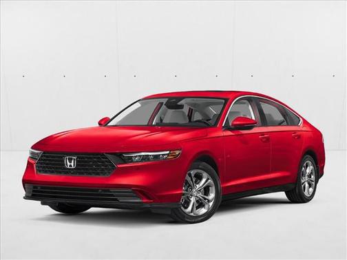 Radiant Red Metallic 2025 Honda Accord Hybrid EX-L