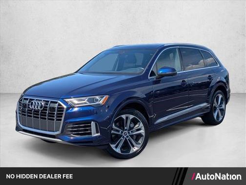 Galaxy Blue Metallic 2021 Audi Q7 55 Premium Plus