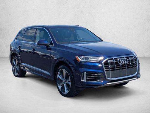 Galaxy Blue Metallic 2021 Audi Q7 55 Premium Plus