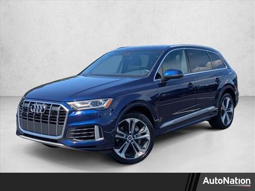 Galaxy Blue Metallic 2021 Audi Q7 55 Premium Plus