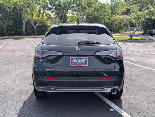 Crystal Black Pearl 2024 Honda HR-V 2WD Sport
