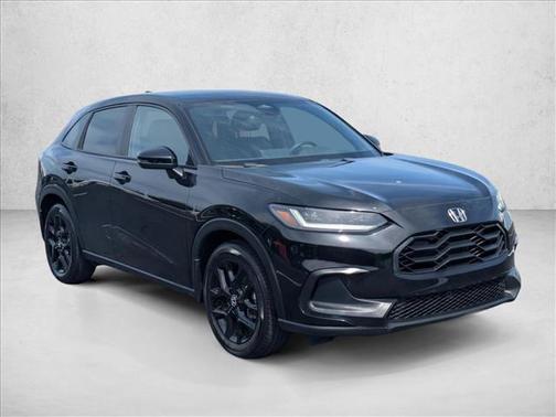 Crystal Black Pearl 2024 Honda HR-V 2WD Sport
