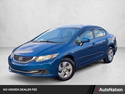 Dyno Blue Pearl 2015 Honda Civic LX