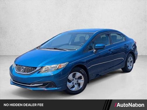 Dyno Blue Pearl 2015 Honda Civic LX