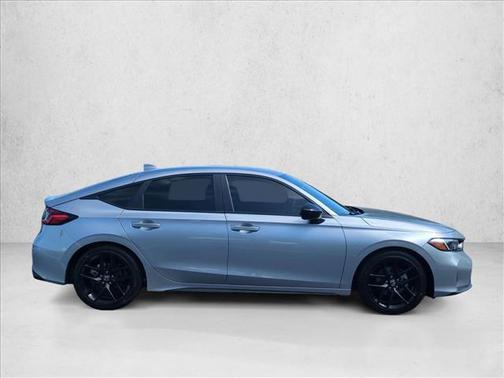 Solar Silver Metallic 2025 Honda Civic Sport