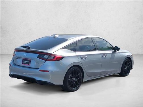 Solar Silver Metallic 2025 Honda Civic Sport