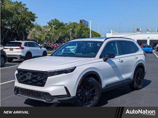Platinum White Pearl 2023 Honda CR-V Hybrid Sport FWD