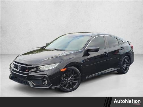 Crystal Black Pearl 2020 Honda Civic Si Base