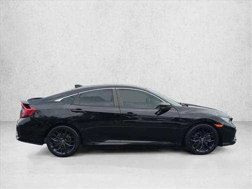 Crystal Black Pearl 2020 Honda Civic Si Base