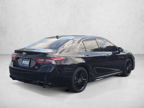 Midnight Black Metallic 2022 Toyota Camry XSE