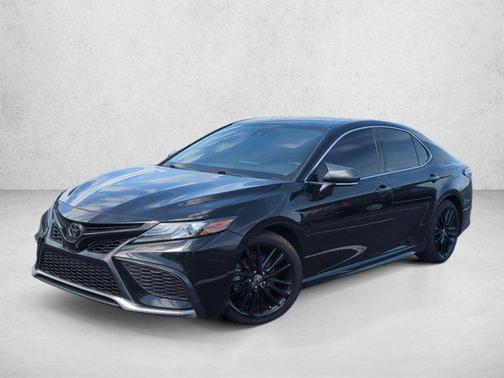 Midnight Black Metallic 2022 Toyota Camry XSE