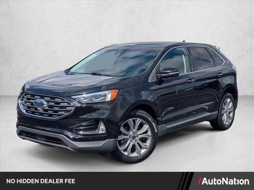 Agate Black Metallic 2019 Ford Edge Titanium