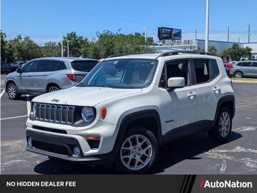Alpine White Clearcoat 2019 Jeep Renegade Latitude