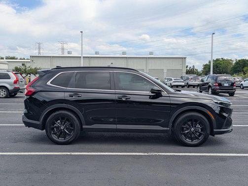 Crystal Black Pearl 2025 Honda CR-V Hybrid Sport FWD