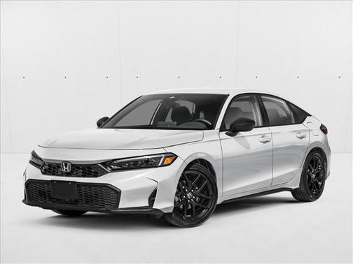 Platinum White Pearl 2025 Honda Civic Sport
