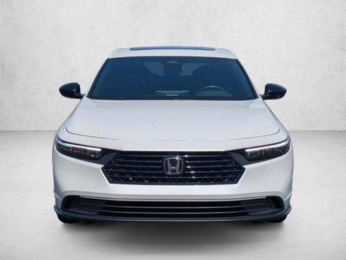 Platinum White Pearl 2024 Honda Accord Hybrid Sport
