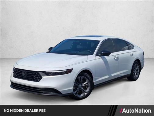 Platinum White Pearl 2024 Honda Accord Hybrid Sport