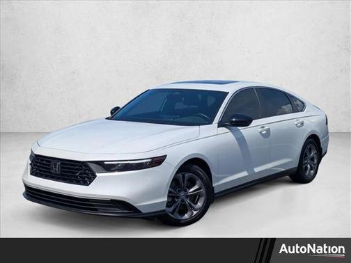 Platinum White Pearl 2024 Honda Accord Hybrid Sport