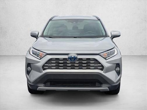 Silver Sky Metallic 2021 Toyota RAV4 Hybrid SE