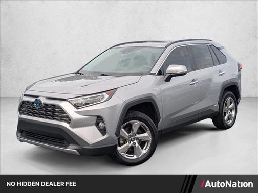 Silver Sky Metallic 2021 Toyota RAV4 Hybrid SE