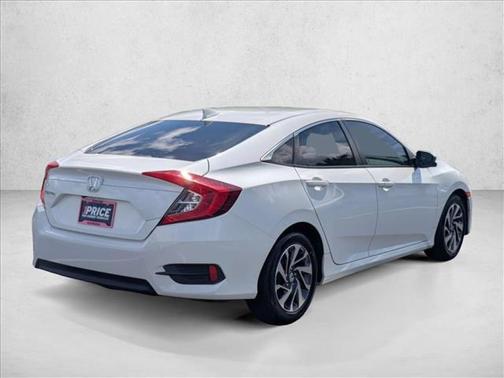White Orchid Pearl 2017 Honda Civic EX