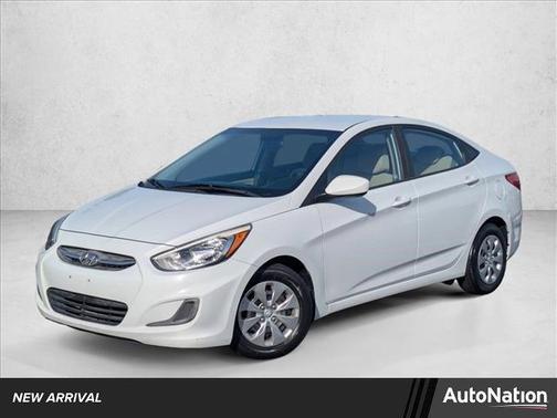 Chalk White 2017 Hyundai Accent SE