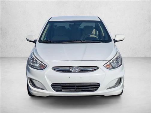 Chalk White 2017 Hyundai Accent SE