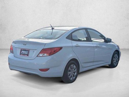 Chalk White 2017 Hyundai Accent SE