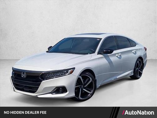 Platinum White Pearl 2022 Honda Accord Sport 2.0T