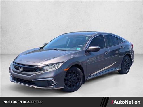 Modern Steel Metallic 2019 Honda Civic LX