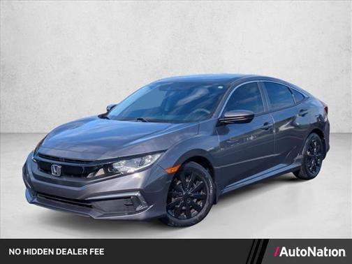 Modern Steel Metallic 2019 Honda Civic LX