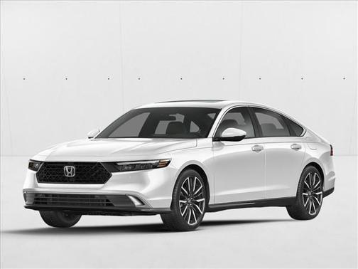 Platinum White Pearl 2026 Honda Accord Hybrid Touring