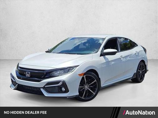 Platinum White Pearl 2021 Honda Civic