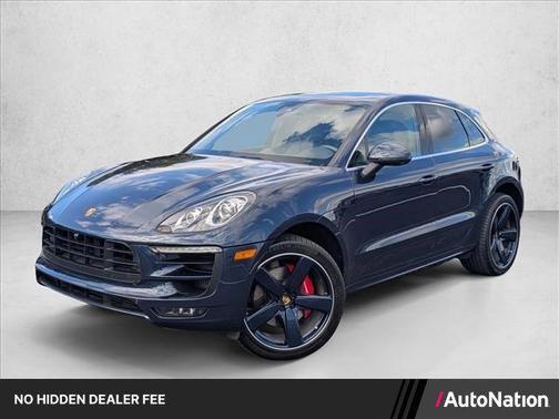 Dark Blue Metallic 2016 Porsche Macan Macan Turbo