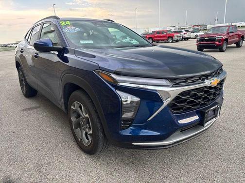 Blue 2024 Chevrolet Trax LT