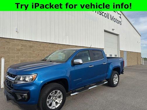 Bright Blue Metallic 2022 Chevrolet Colorado LT