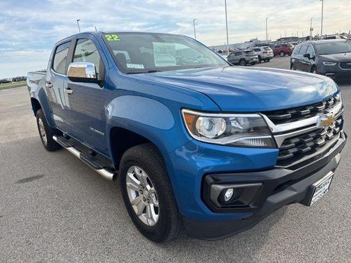 Bright Blue Metallic 2022 Chevrolet Colorado LT