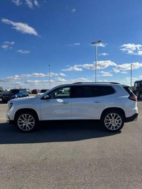White Frost Tricoat 2024 GMC Acadia Denali