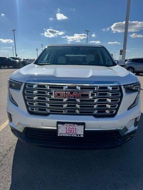 White Frost Tricoat 2024 GMC Acadia Denali